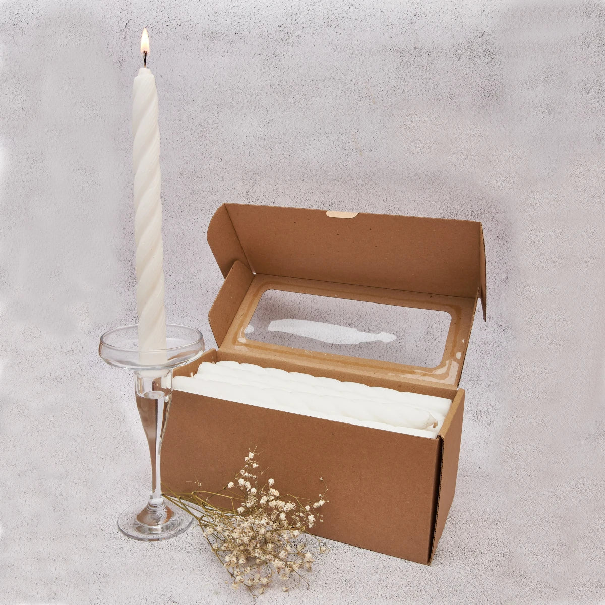 Wedding Taper White Candles