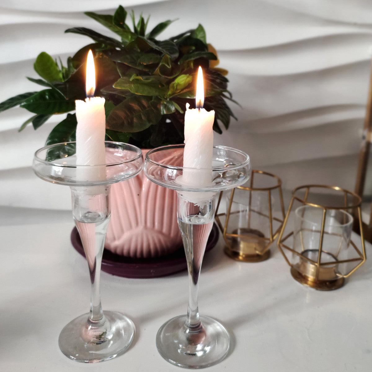 Wedding Taper White Candles