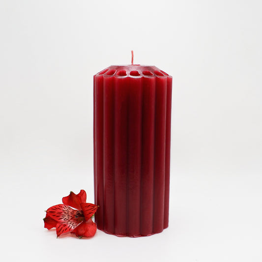 Mulberry Pillar Candle - 3 x 6 Inch