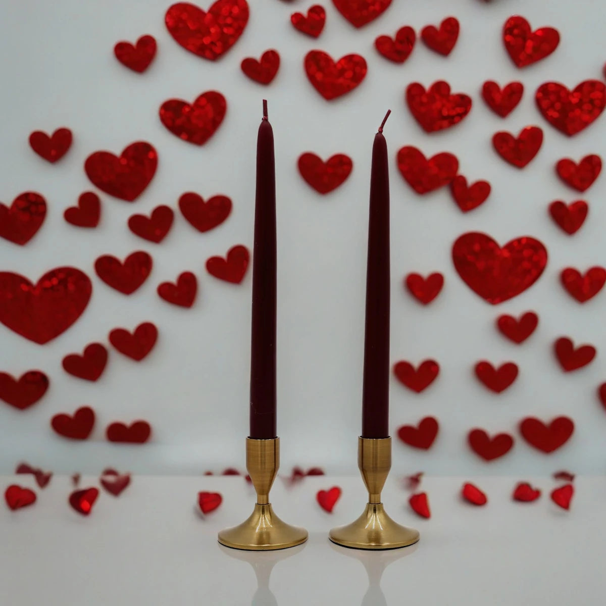 Two Classic Gold Candlestick for Taper Candles