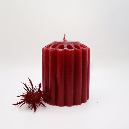 Mulberry Pillar Candle - 3 x 3 Inch