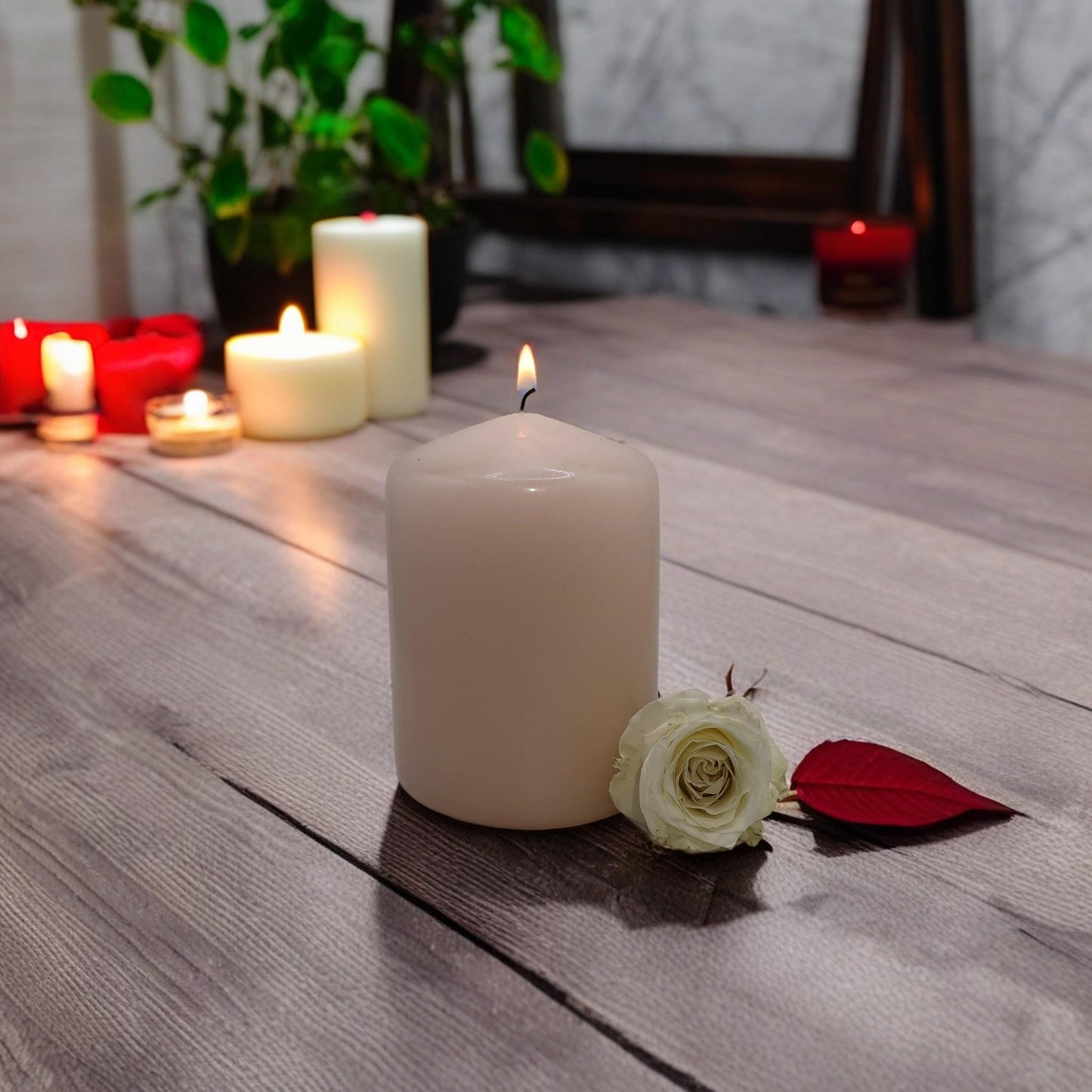 Pillar Candle – 2.8x4 Inch Unscented