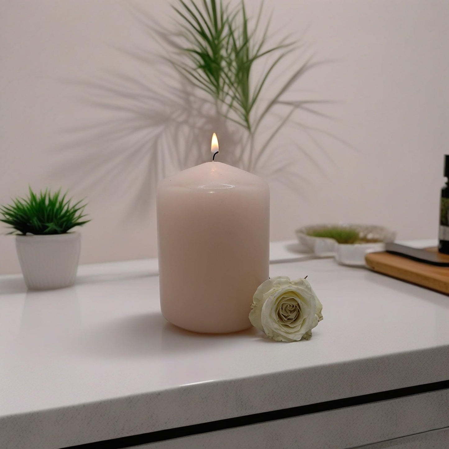 Pillar Candle – 2.8x4 Inch Unscented